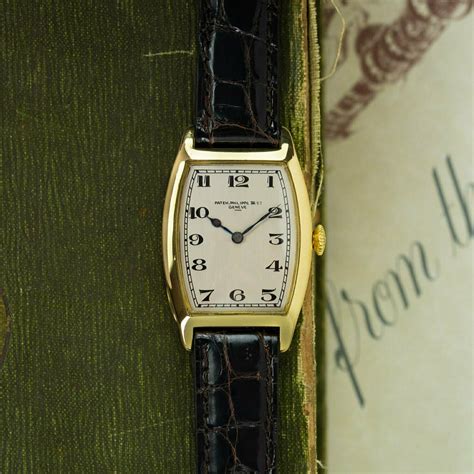 patek philippe horloge vintage tonneau|patek philippe tonneau 18k.